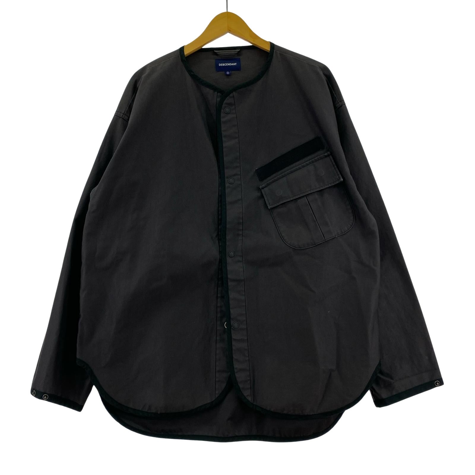 ジャケット DESCENTE ノーカラージャケット 2 ネイビー 2 ネイビー