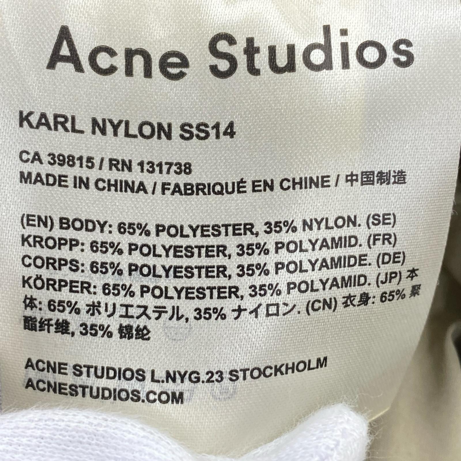 ジャケット Acne Studios カモ ナイロンモッズコート 44 カーキ系 44 カーキ