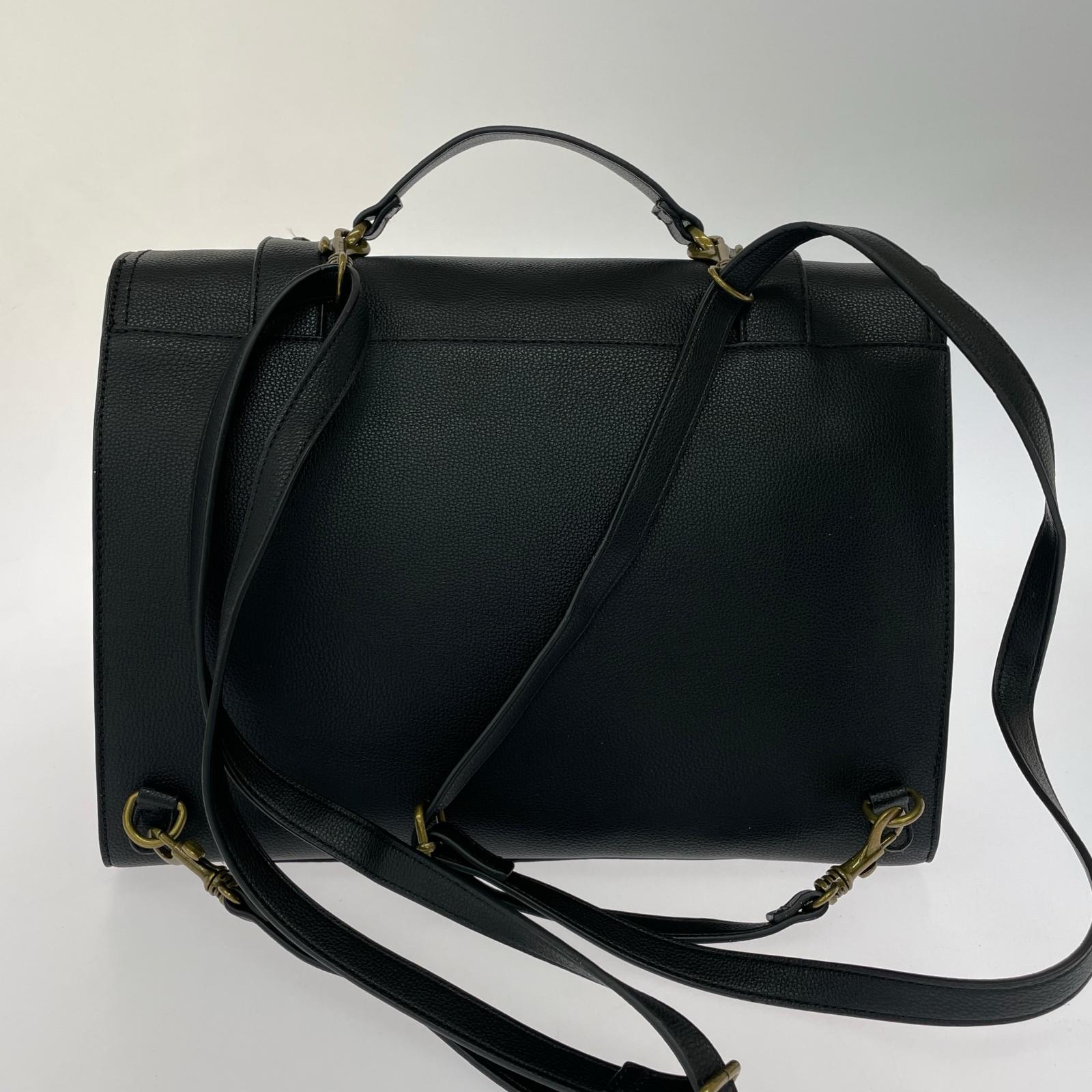 ショルダーバッグ Maison de FLEUR サッチェルバッグ/黒 ブラック
