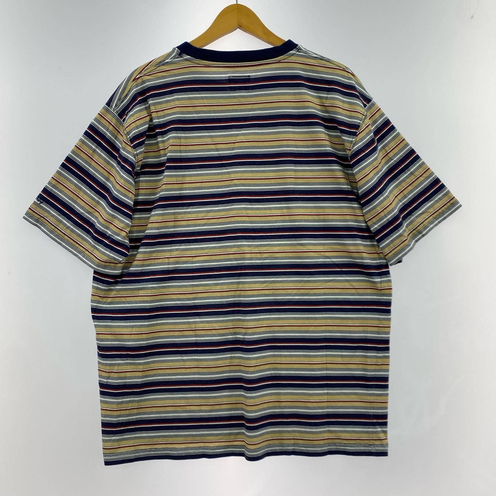 半袖Tシャツ XL/ボーダー/23-071-122-0033-1-0