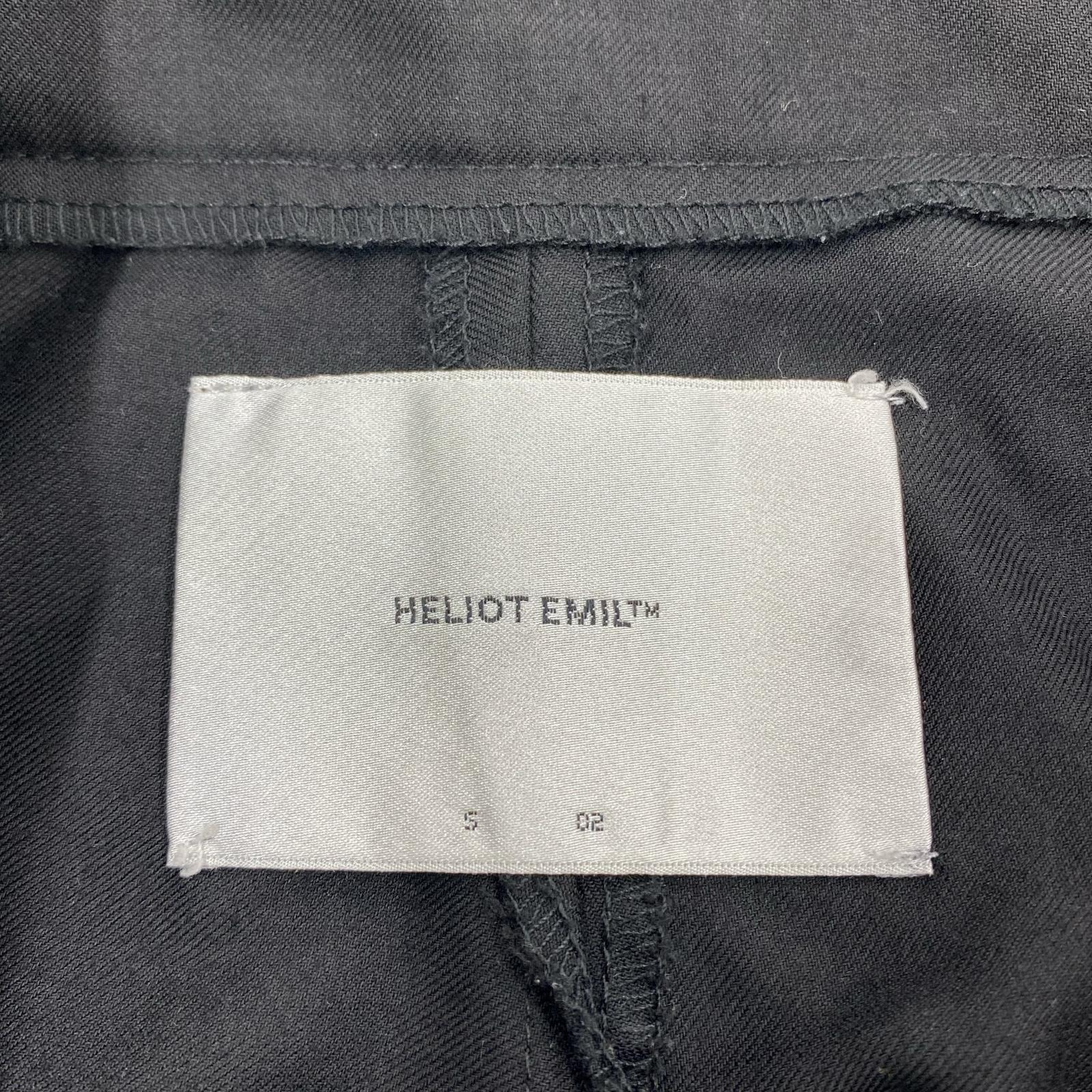 パンツ HELIOT EMIL スラックス ブラック S ブラック