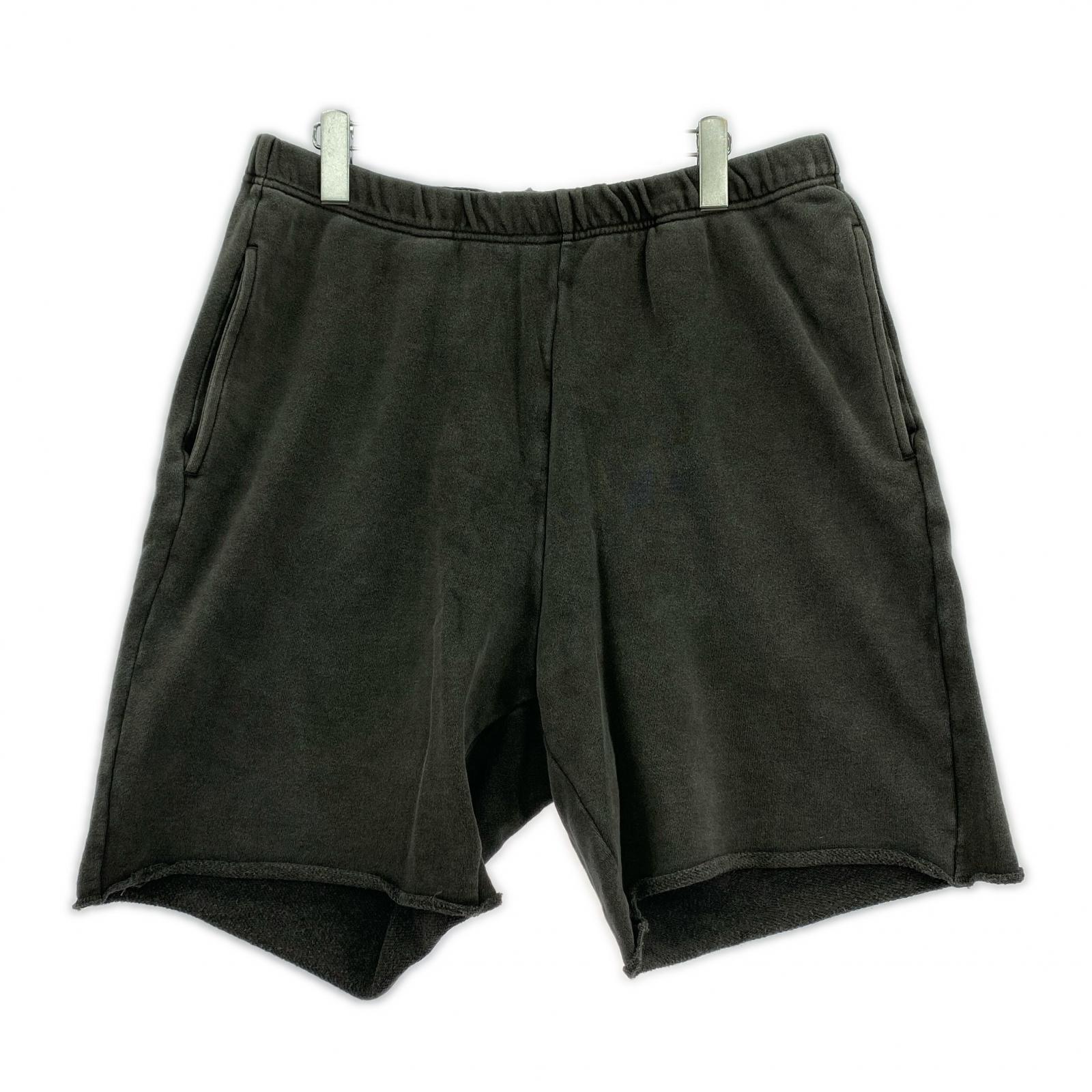 ショートパンツ OVY Pigment Dyed Relax Fit Sweat Shorts L ブラック