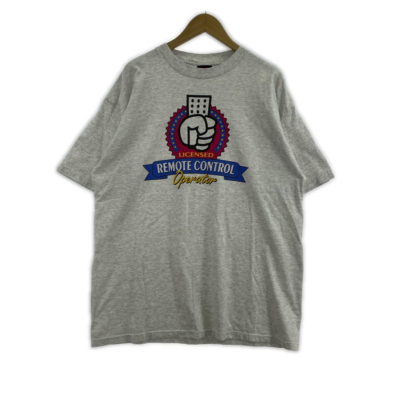 半袖Tシャツ REMOTE CONTROL USA製 Tee グレー XL グレー
