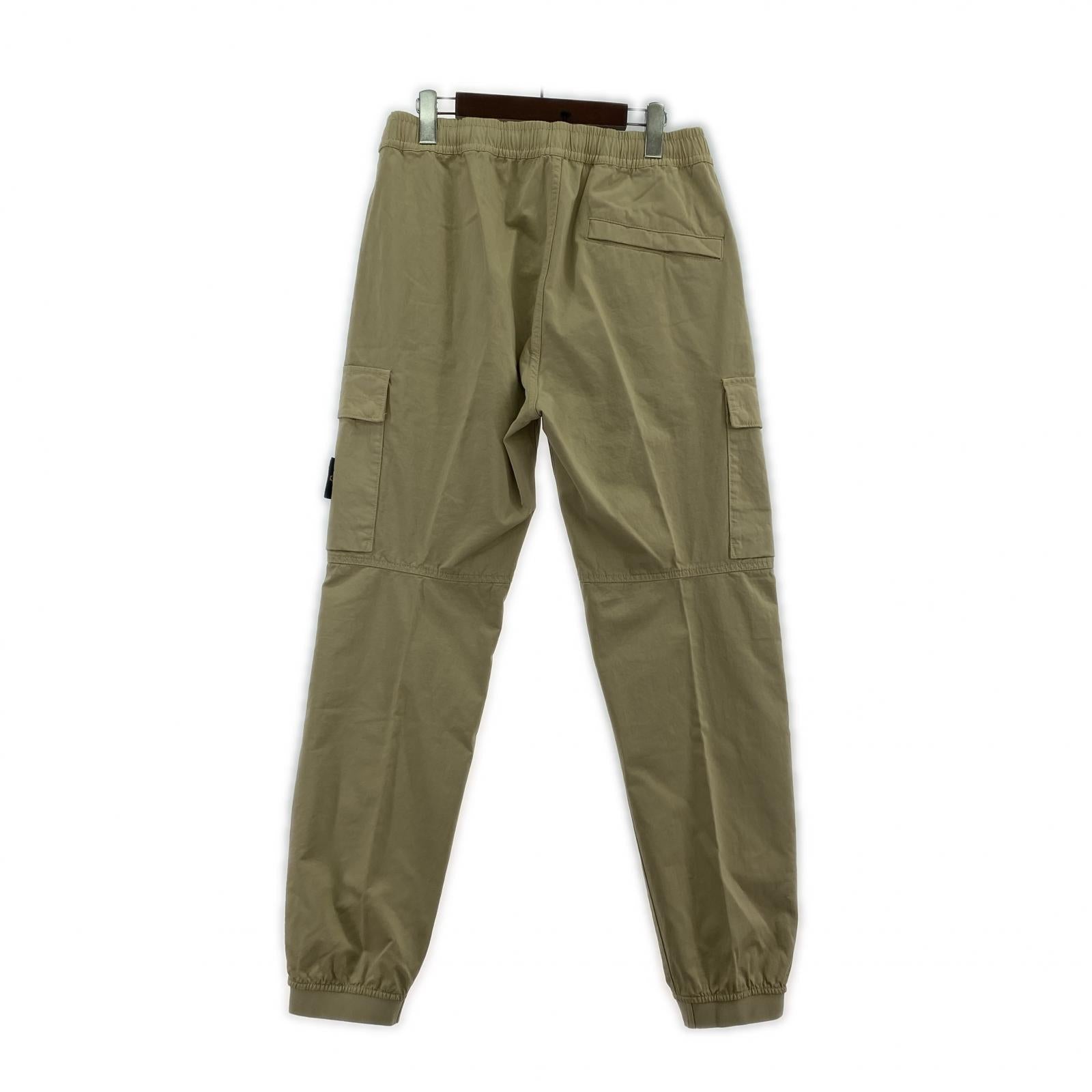 パンツ STONE ISLAND ガーメントダイ テーパードカーゴパンツ サイズW32 ベージュ 32 ベージュ