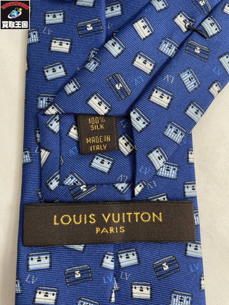 LV/総柄/ブルー