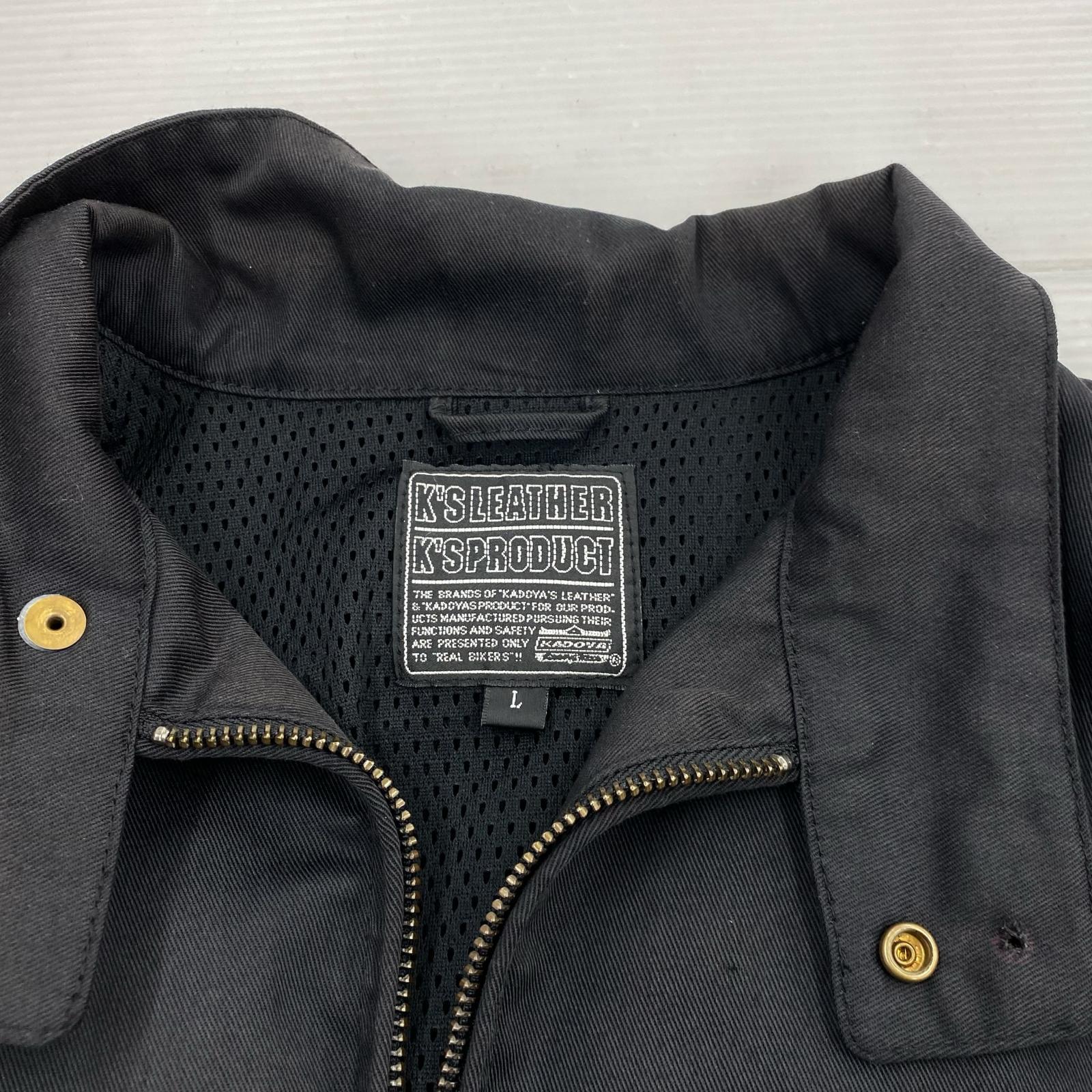 ジャケット KADOYA スイングトップ BLK L L ブラック