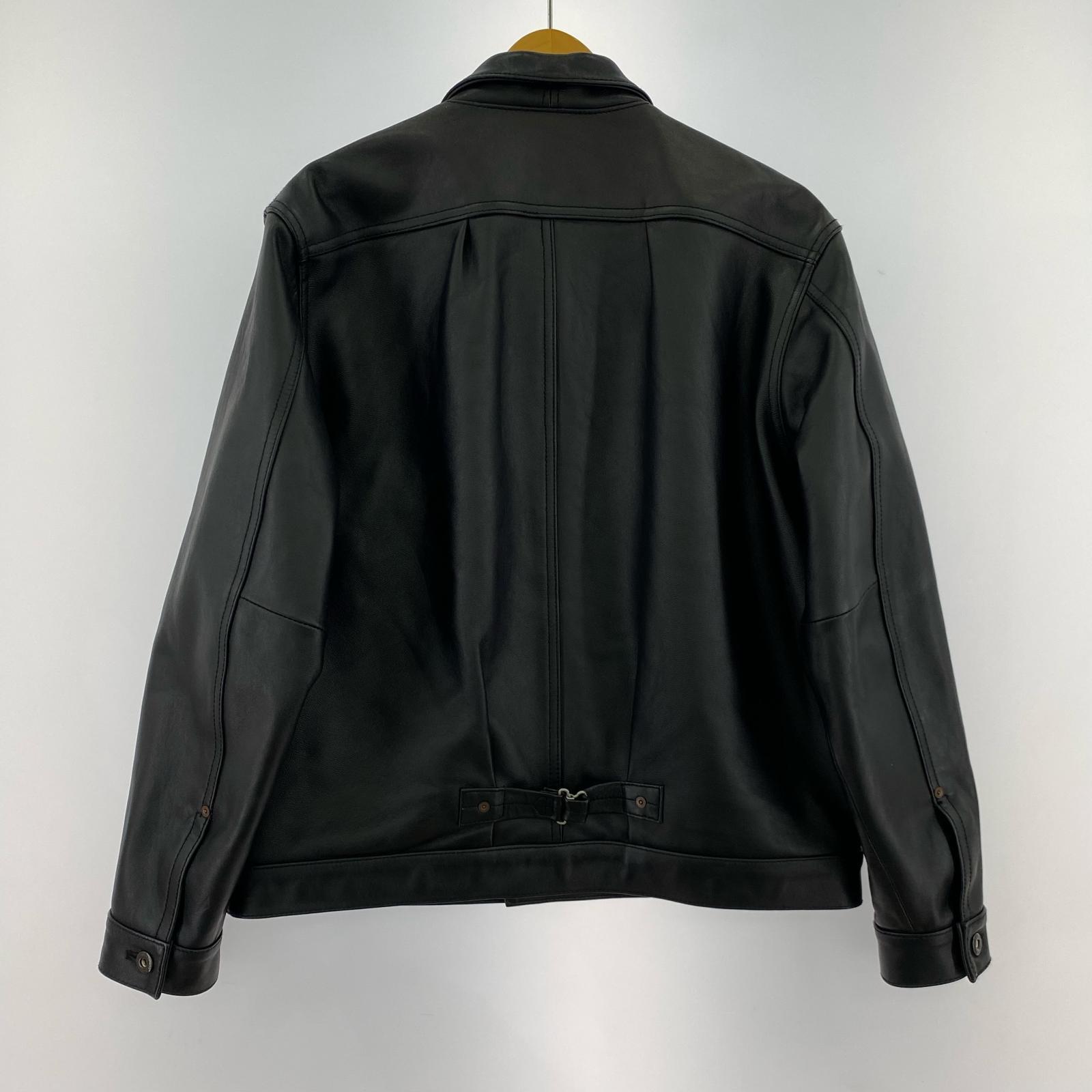 レザージャケット schott SHEEP LEATHER 1st TRACKER JACKET 782-3950128 黒 (S) S ブラック