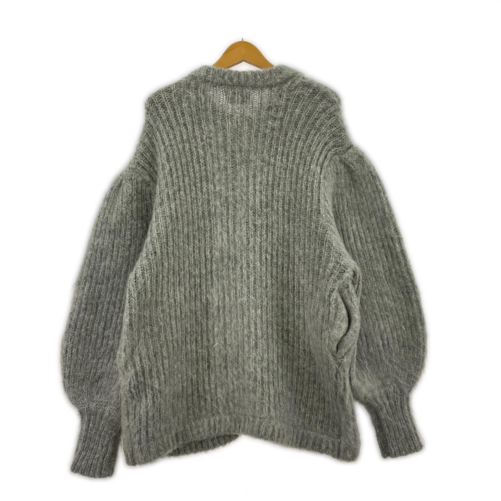 カーディガン COLOR MOHAIR SHAGGY CARDIGAN 2 グレー