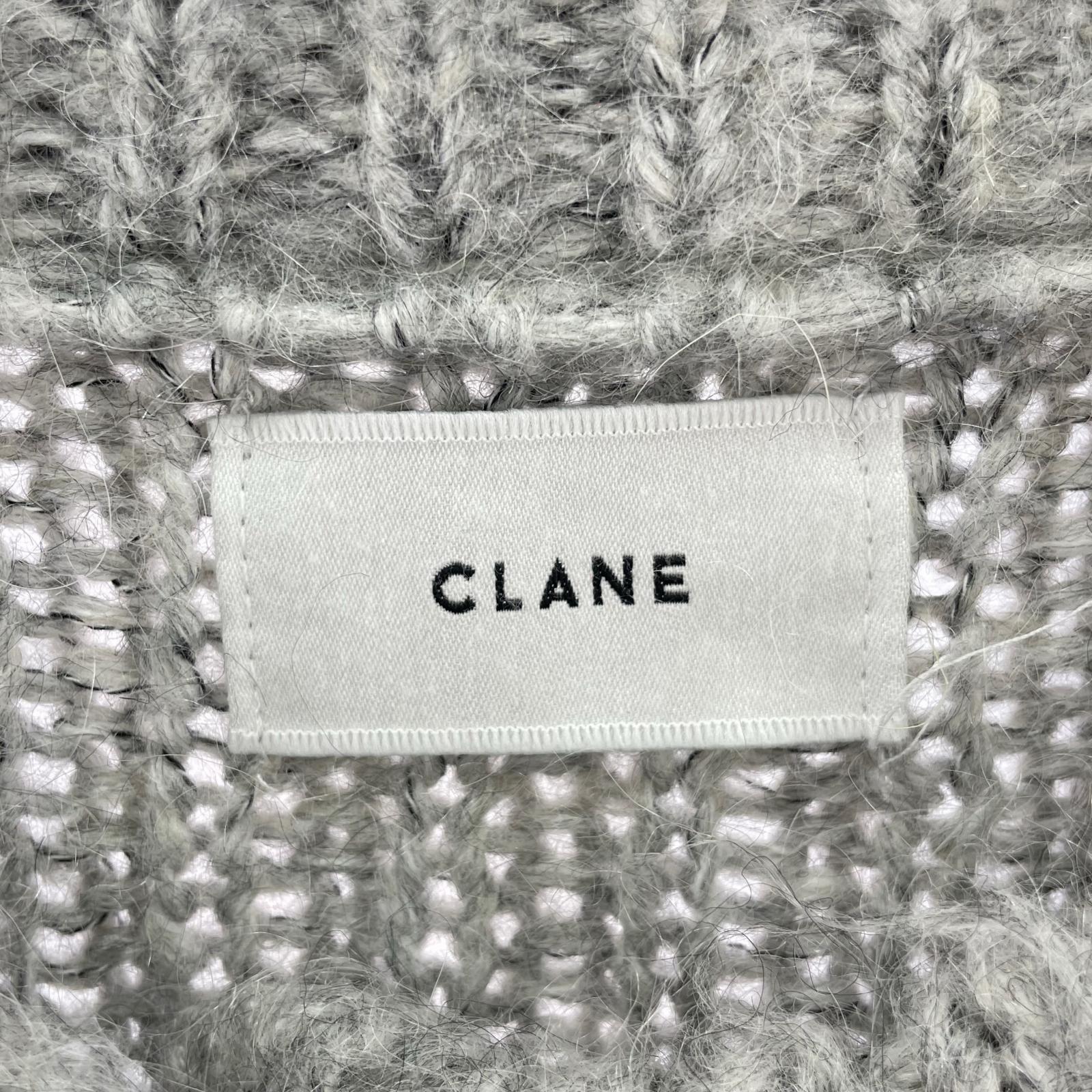 カーディガン COLOR MOHAIR SHAGGY CARDIGAN 2 グレー