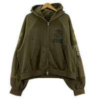 パーカー PROJECT G/R USMC プリントシップパーカー 2 カーキ 2 カーキ