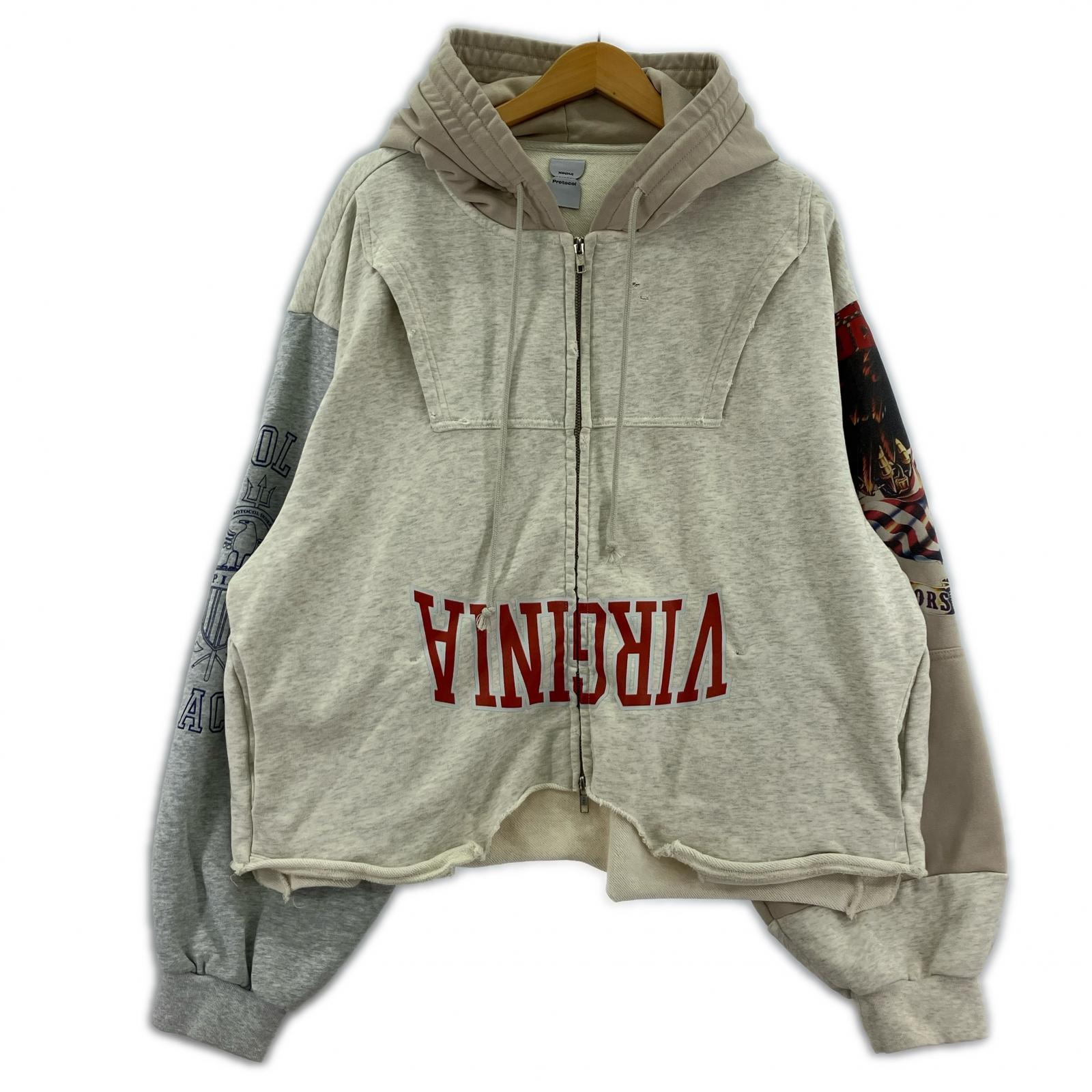 パーカー PROTOCOL INDEX UPSIDE DOWN ZIP HOODIE 2 2