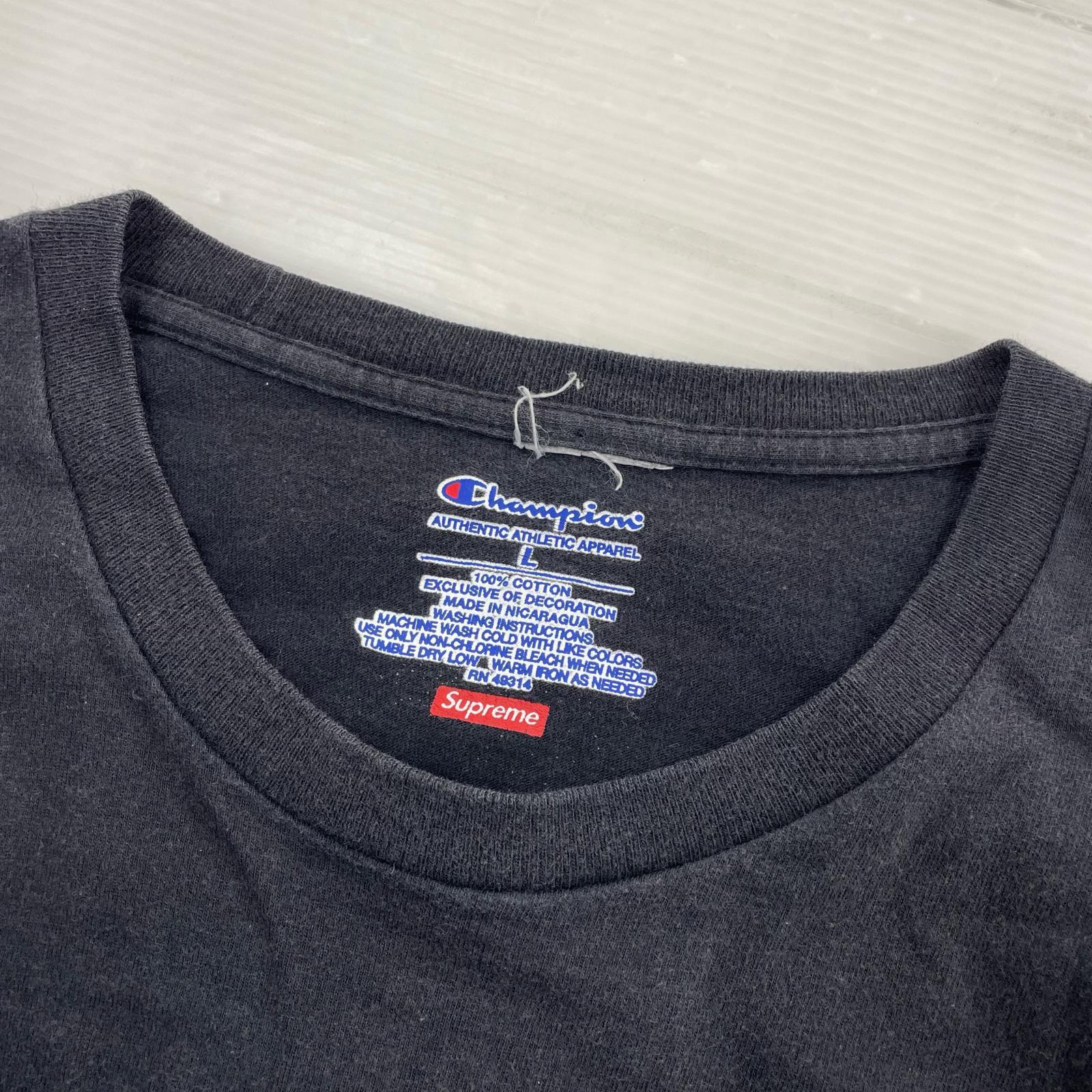 長袖Tシャツ 17AW ×Champion L/STee L L ブラック