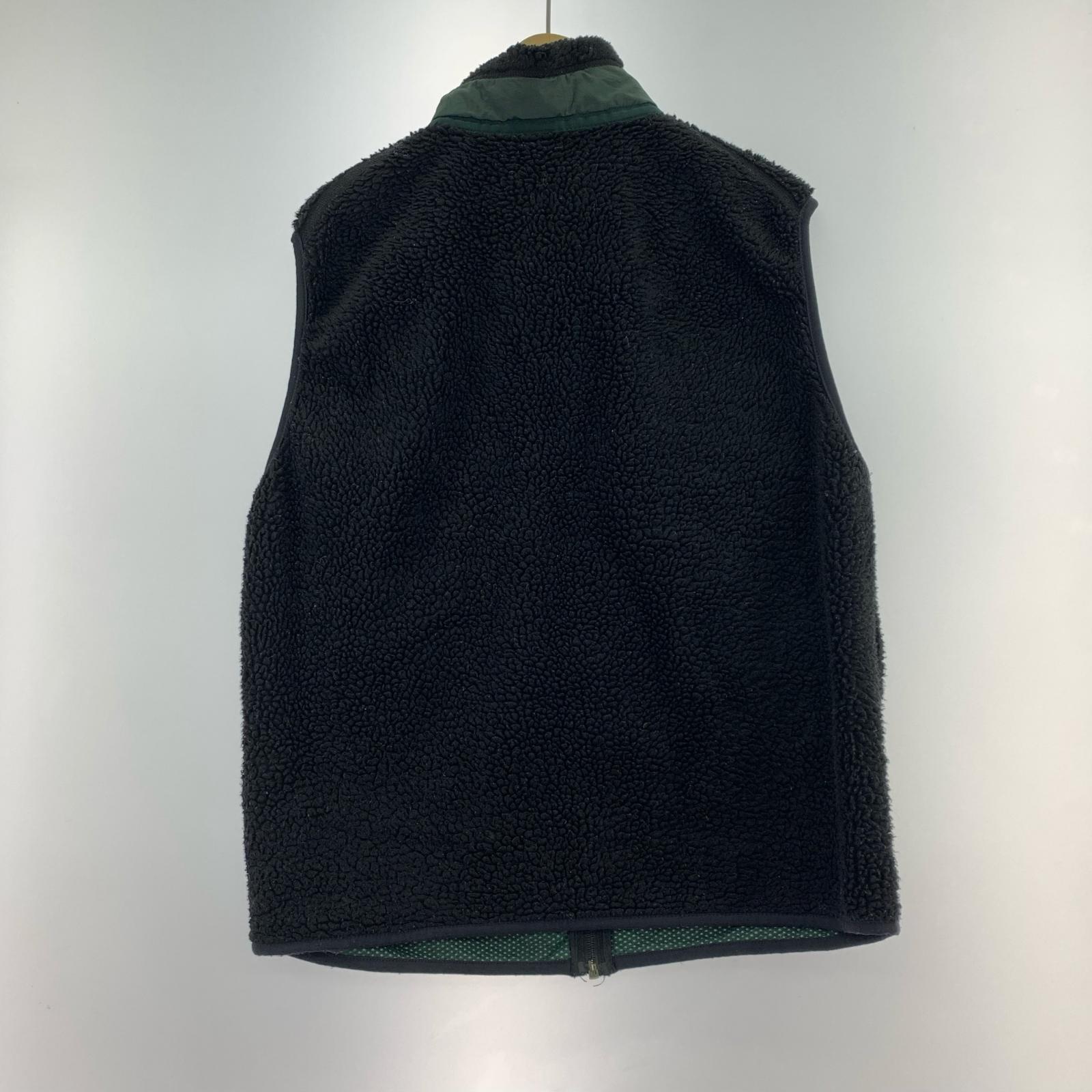 その他アウター 90s USA製 Retoro-X PEF Fleece Vest L L ブラック