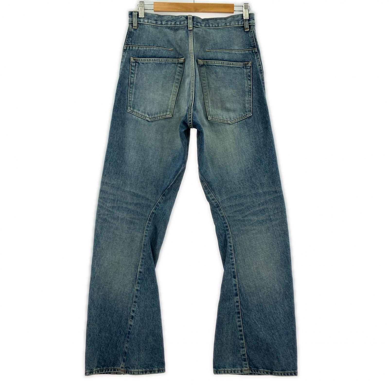 デニムパンツ NVRFRGT 3D TWISTED JEANS 青 2