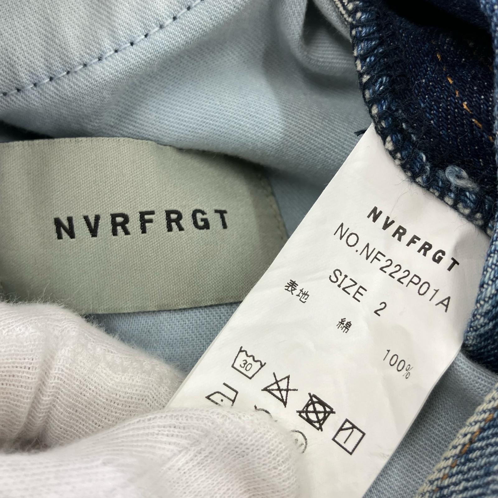 デニムパンツ NVRFRGT 3D TWISTED JEANS 青 2