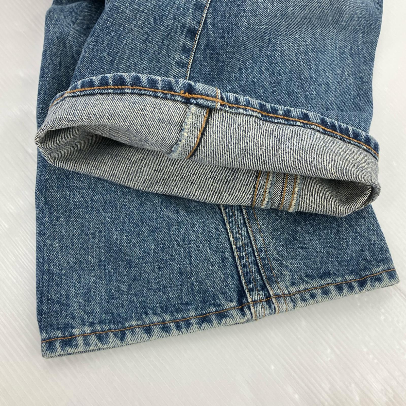 デニムパンツ NVRFRGT 3D TWISTED JEANS 青 2