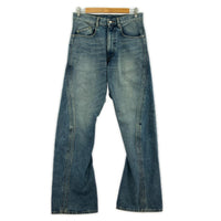 デニムパンツ NVRFRGT 3D TWISTED JEANS 青 2