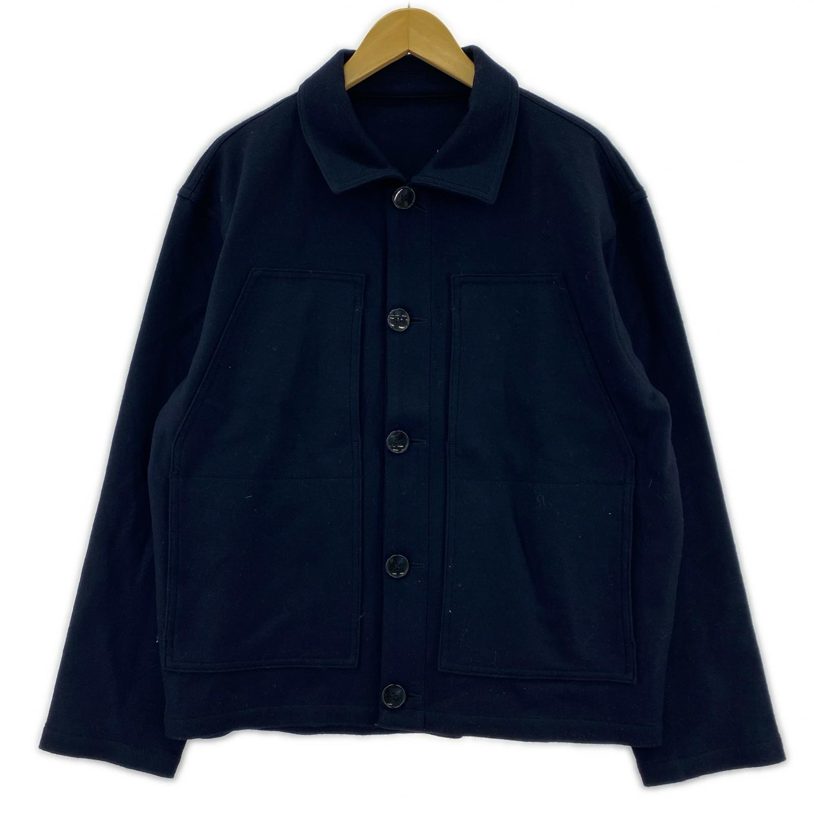 ジャケット HARD MELTON CPO BLOUS 紺 M M ネイビー