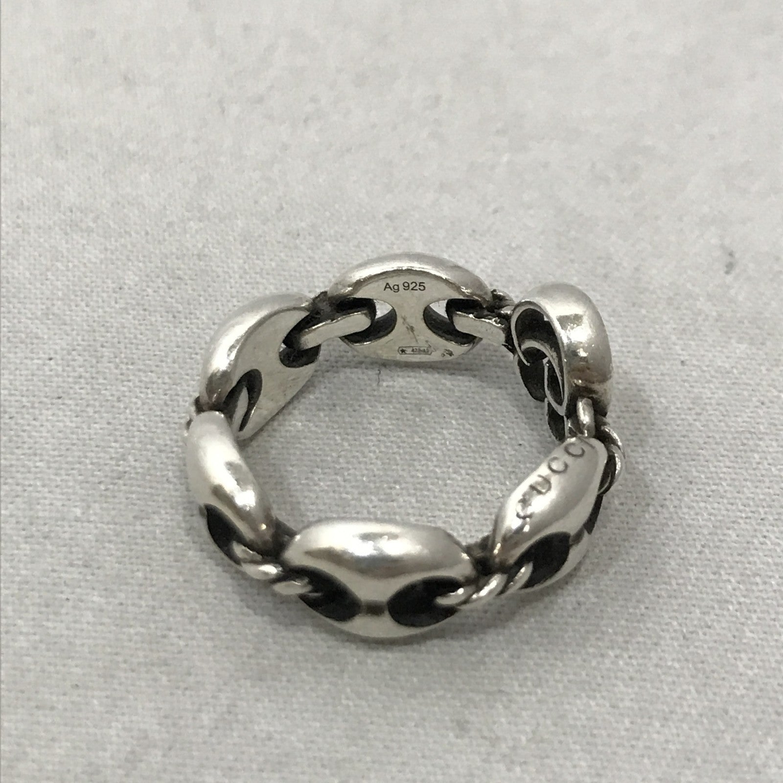 GUCCI マリーナ アンカーチェーン リング SV925