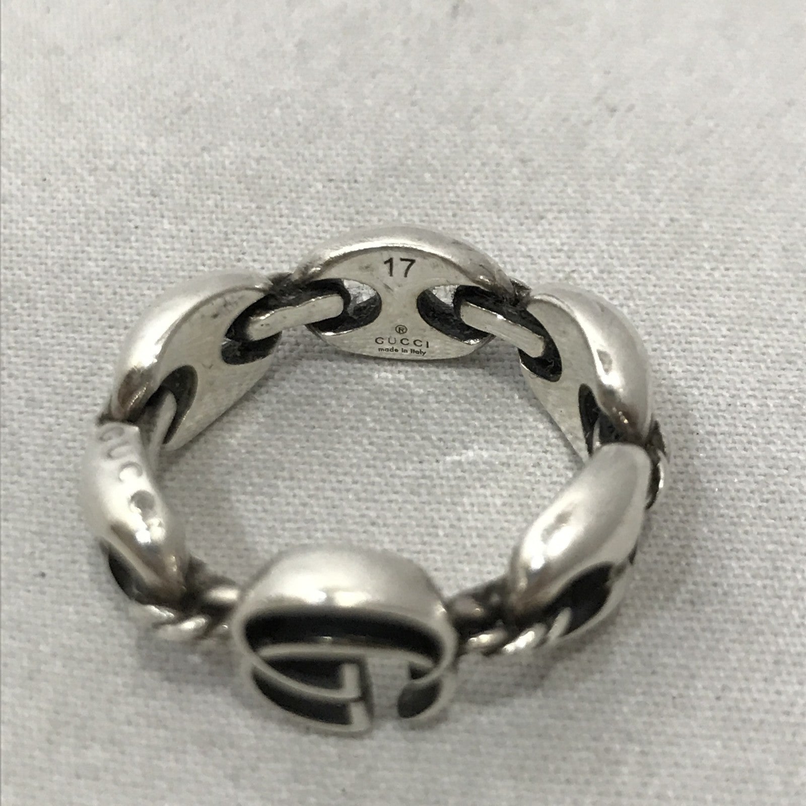 GUCCI マリーナ アンカーチェーン リング SV925