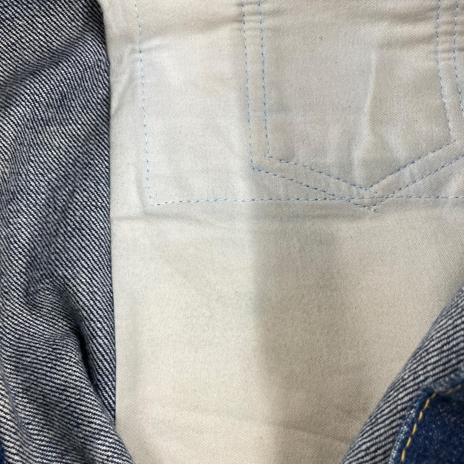 デニムパンツ 503B-XX 復刻 日本製 BIGE クラッシュカスタム 28 ネイビー