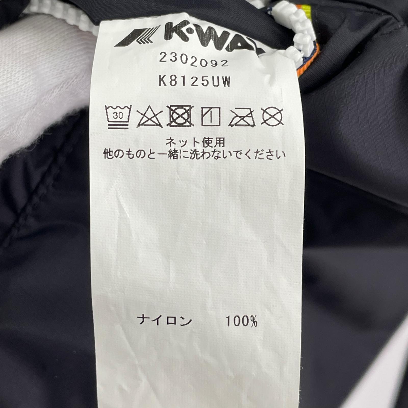 マウンテンパーカー agnes b. × K-WAY ナイロンコート S ブラック