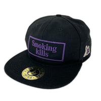 キャップ FXXKING RABBITS SMOKING KILLS キャップ ブラック