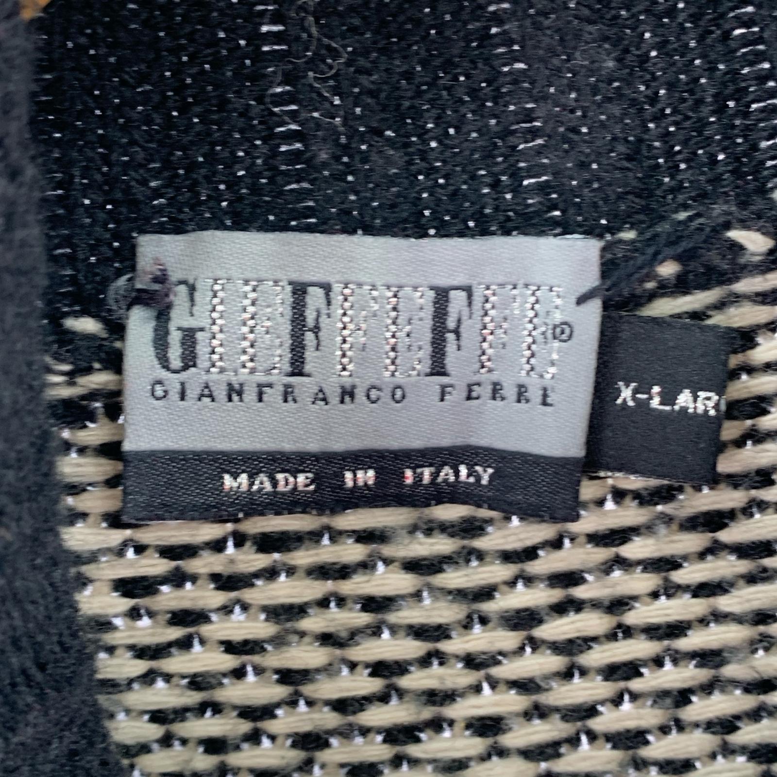 ニット full zip knit/BLK/XL ブラック