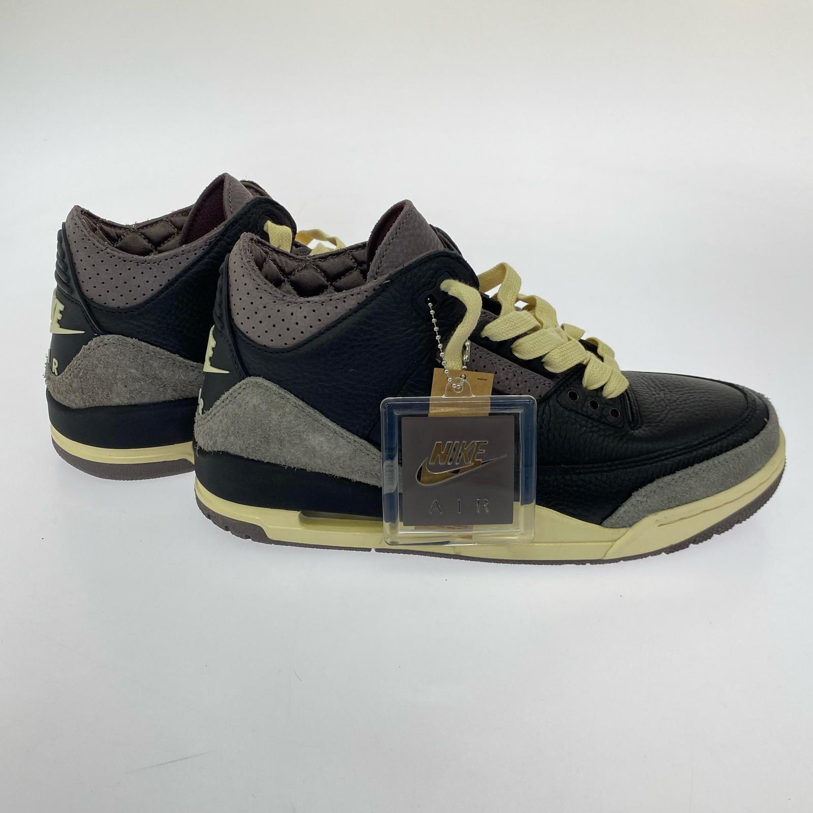 スニーカー ×A Ma Maniere Air Jordan 3 Retro OG SP 26cm (US8 UK7 1/2 EU42) ブラック