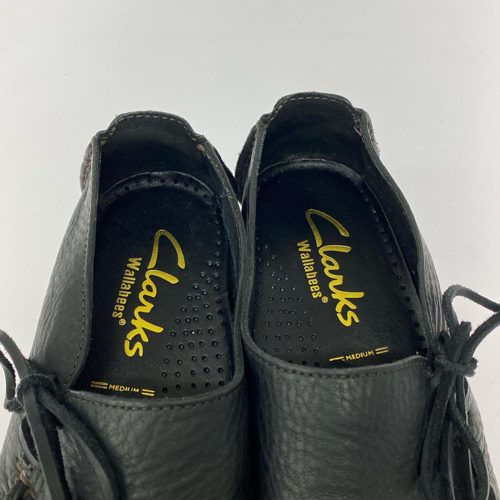 ブーツ Wallabees UK8.5 BLK ブラック