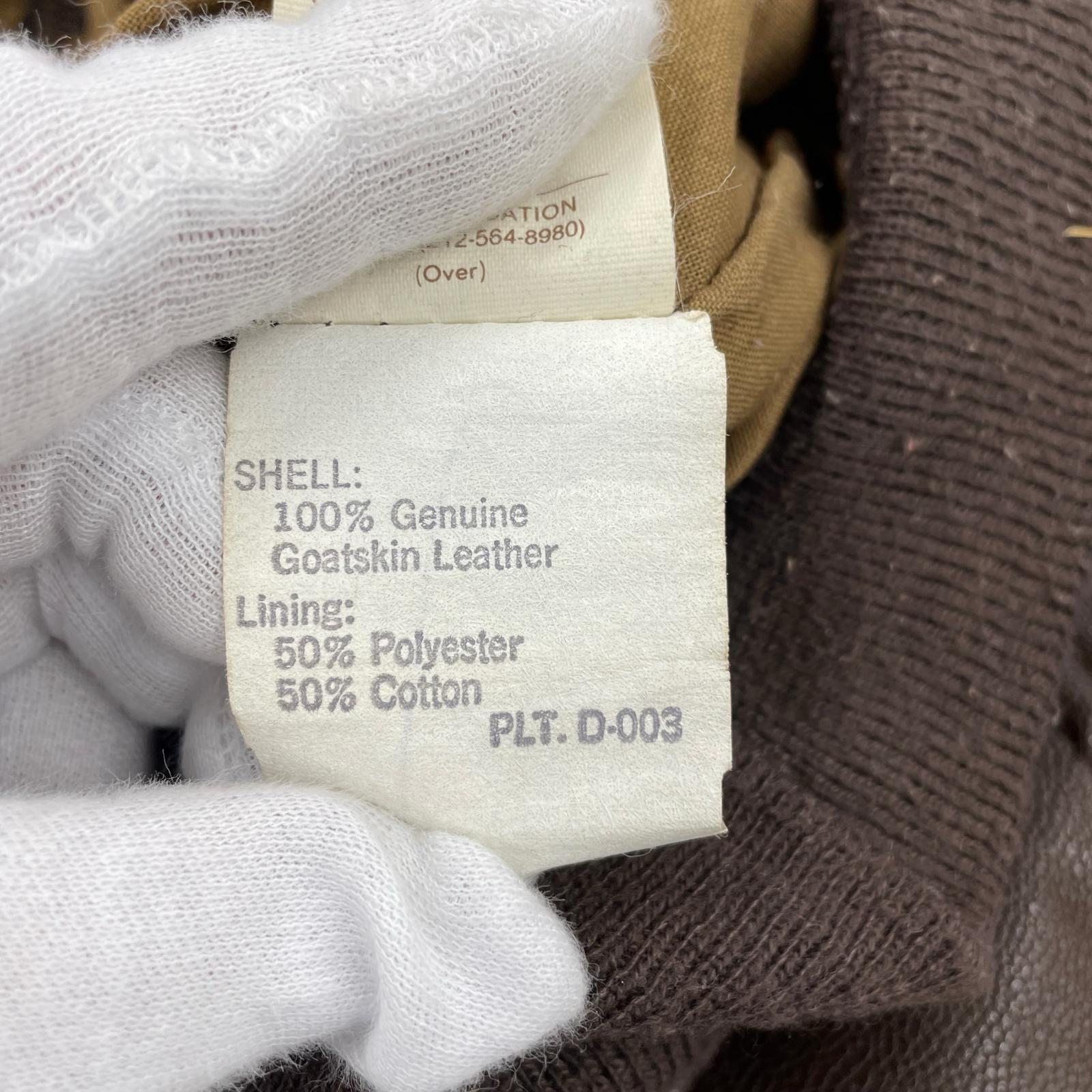 レザージャケット SADDLERY COOPER社 A-2 レザーフライトジャケット 42 ブラウン