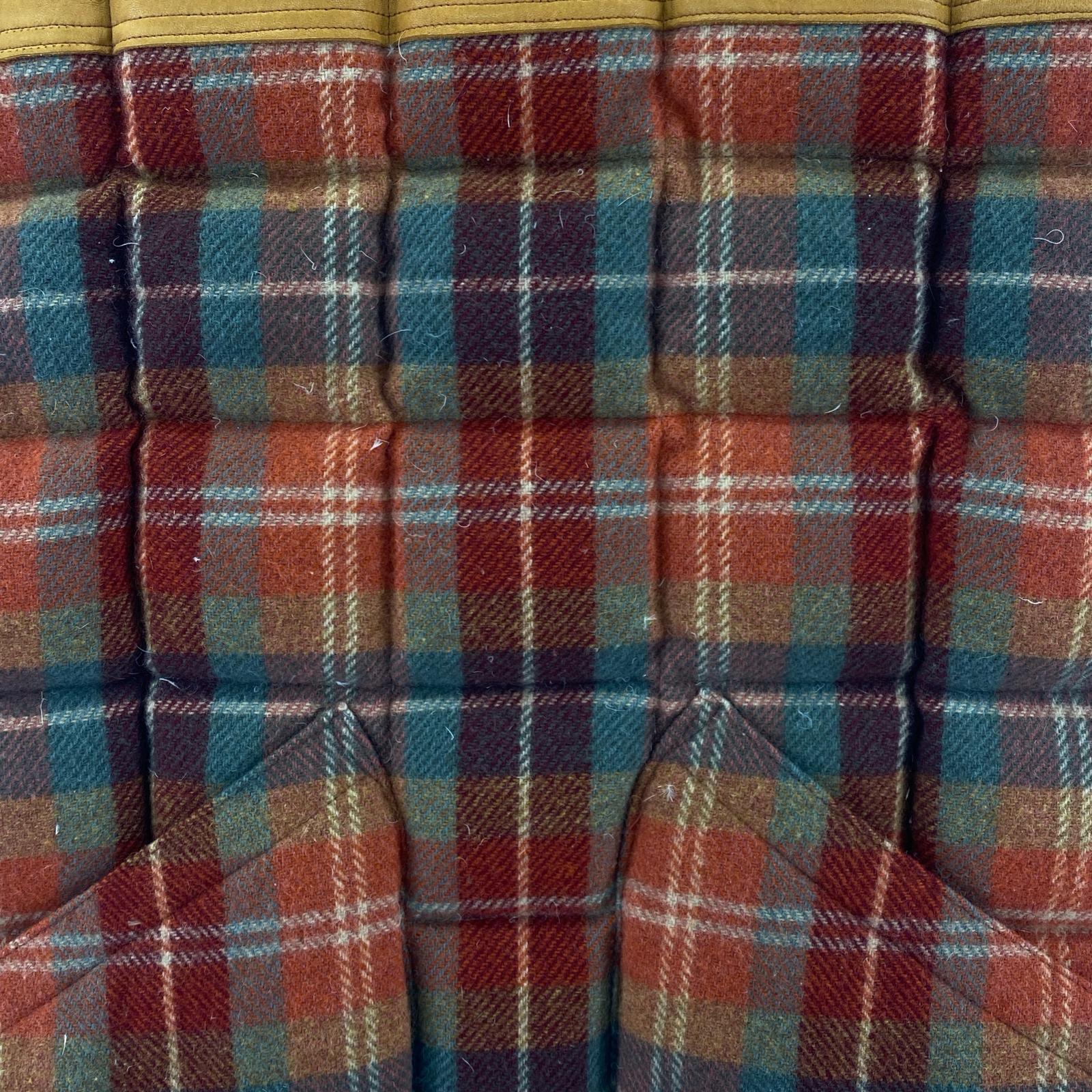 ジャケット Eddie Bauer×NIGEL CABOURN 日の出タグ ヨーク切替ダウンベスト 56 キャメル×赤系
