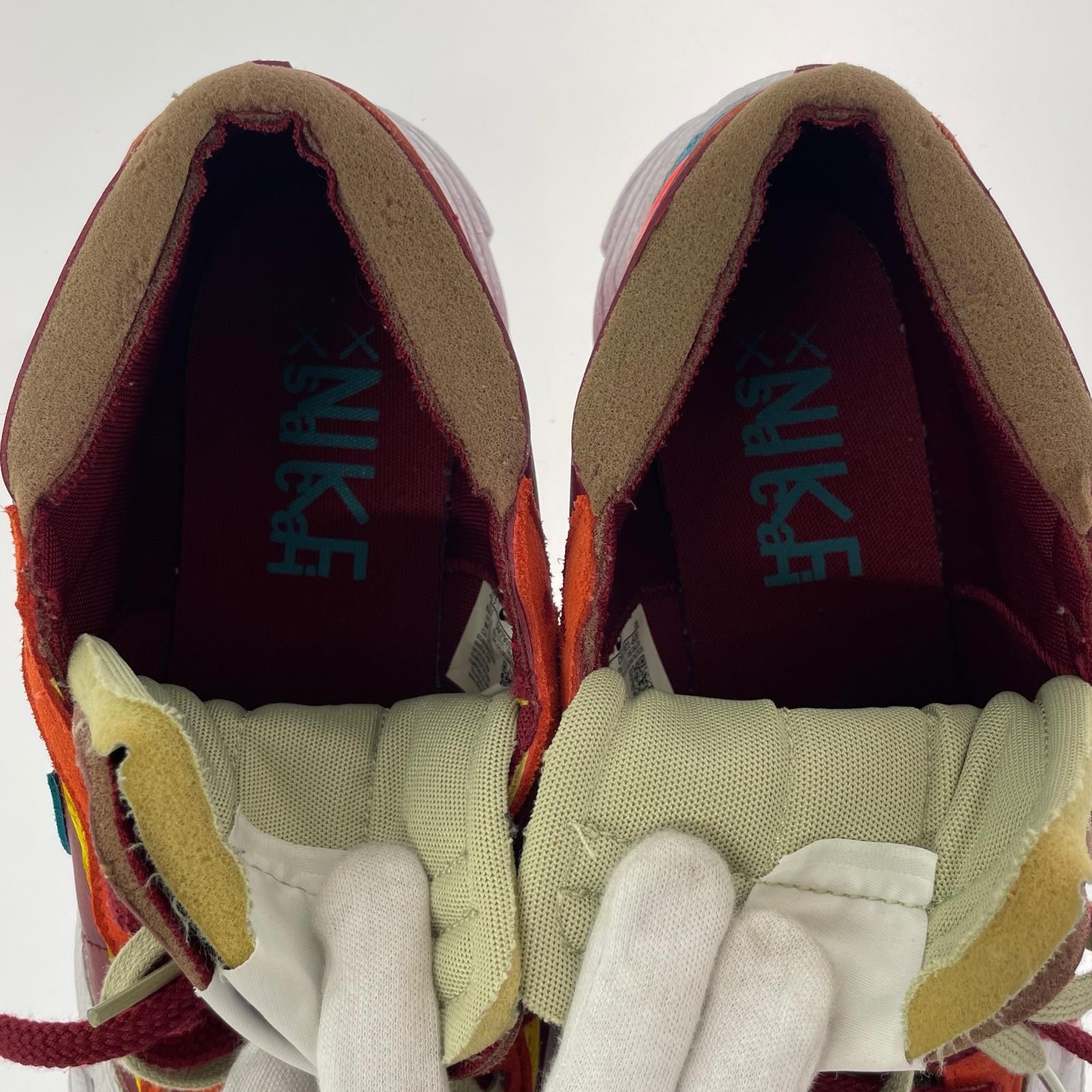 スニーカー ×sacai ×KAWS BLAZER LOW TEAM RED 28.5cm 28.5cm (US10 1/2 UK10 EU47)