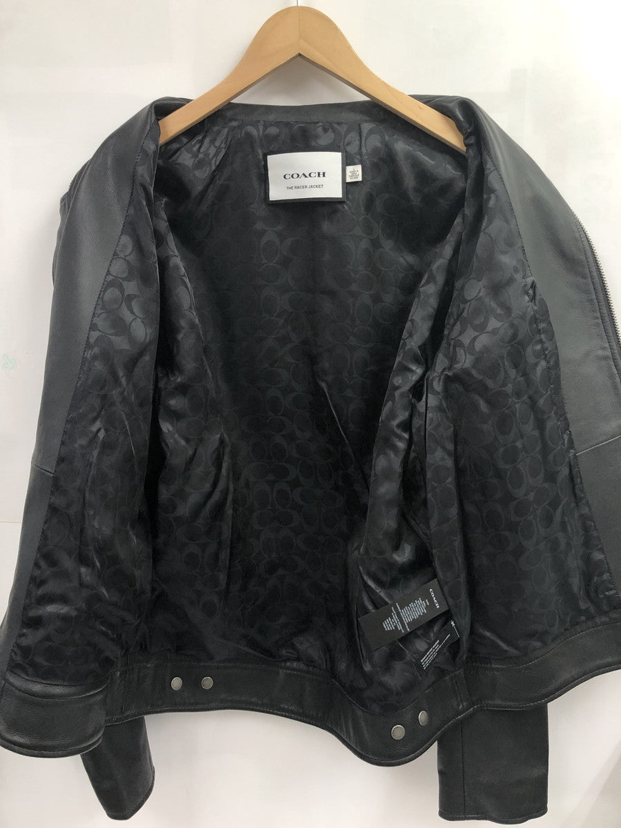 COACH レザーシングルライダース 黒 CU407