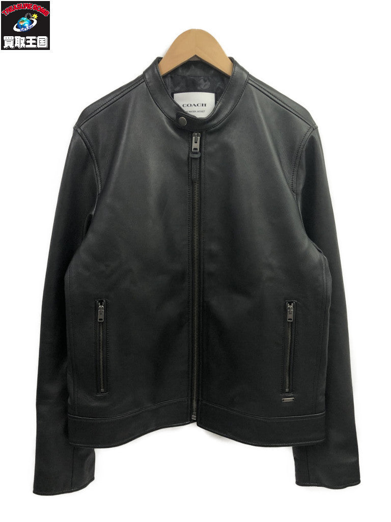 COACH レザーシングルライダース 黒 CU407