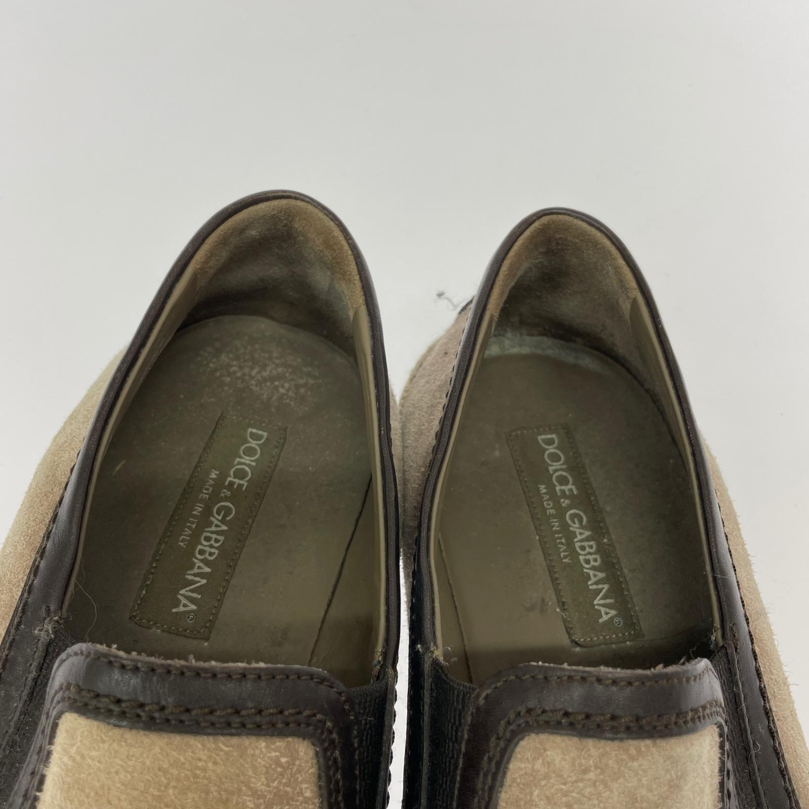 シューズ SLIP ON SUEDE 9 1/2 ブラウン