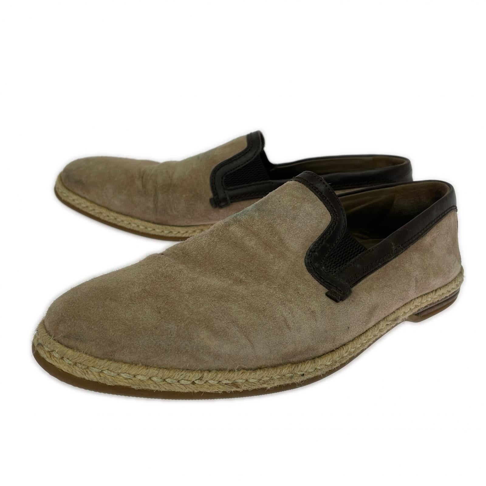 シューズ SLIP ON SUEDE 9 1/2 ブラウン