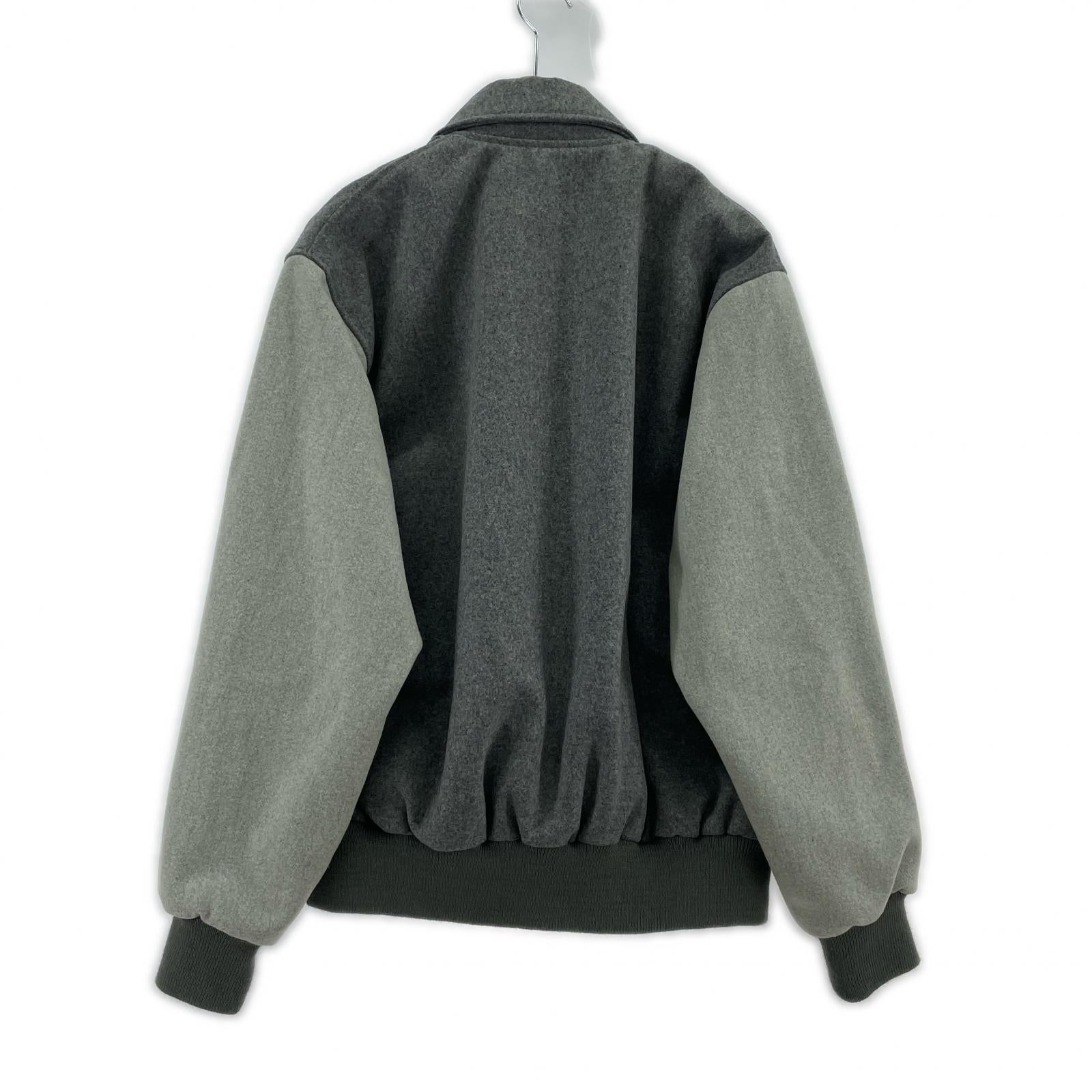 ブルゾン GAME sportswear ウールスタジャン(-) グレー