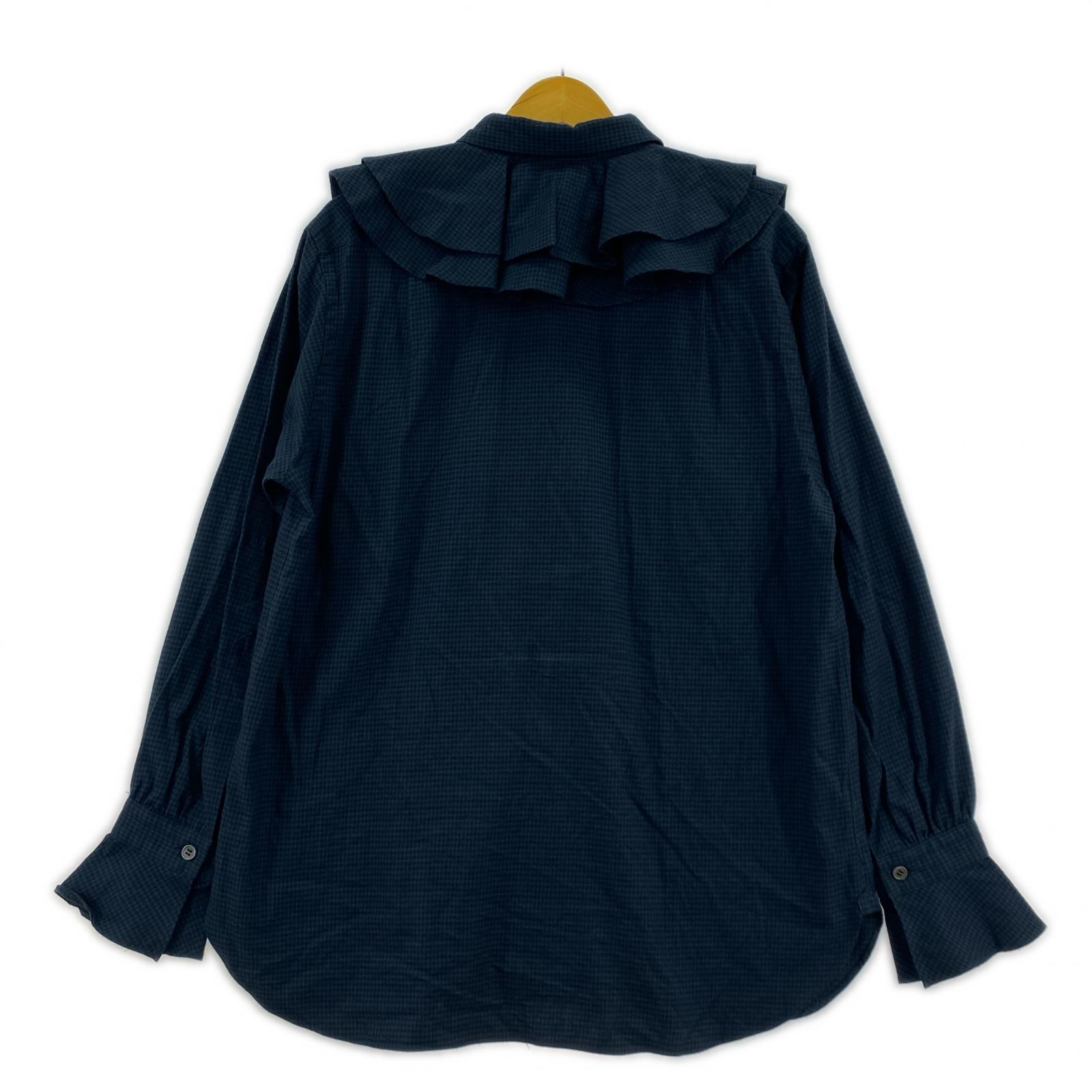 その他トップス Oblada チェック ラッフルシャツ SIZE F F2510SH03