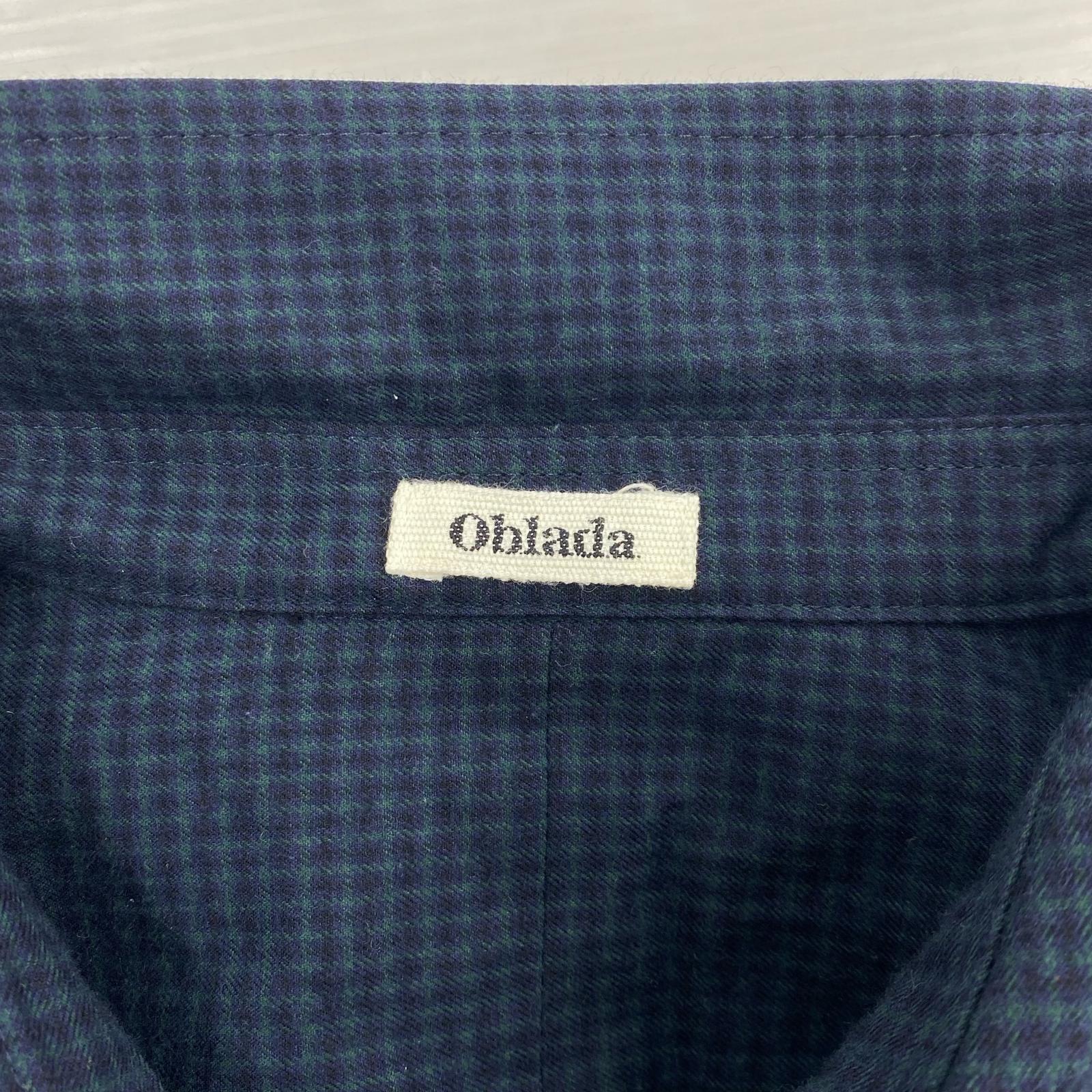 その他トップス Oblada チェック ラッフルシャツ SIZE F F2510SH03