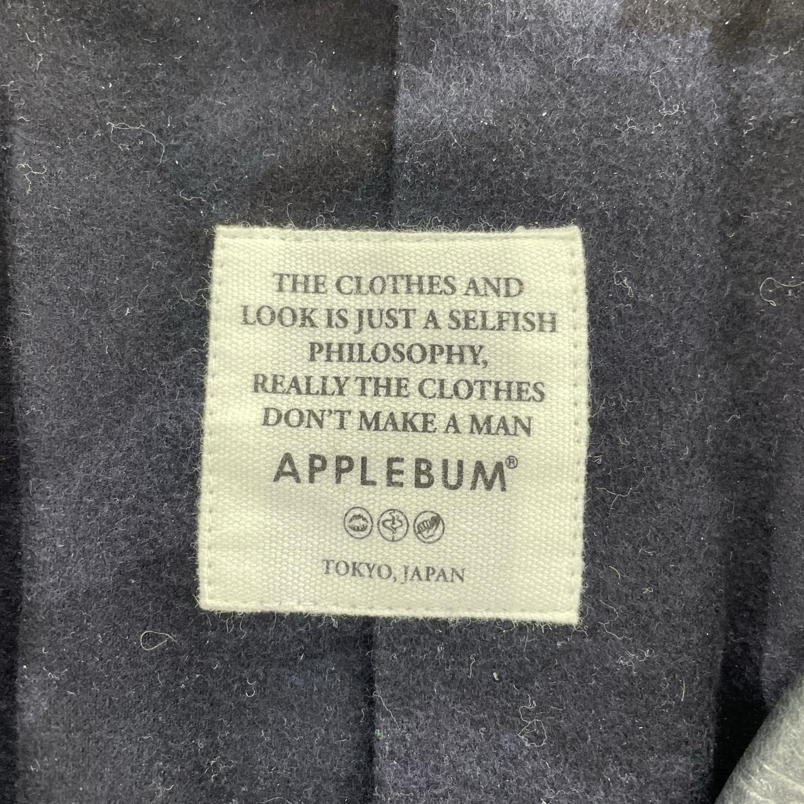 その他アウター APPLEBUM レザーライダースジャケット ブラック L L ブラック