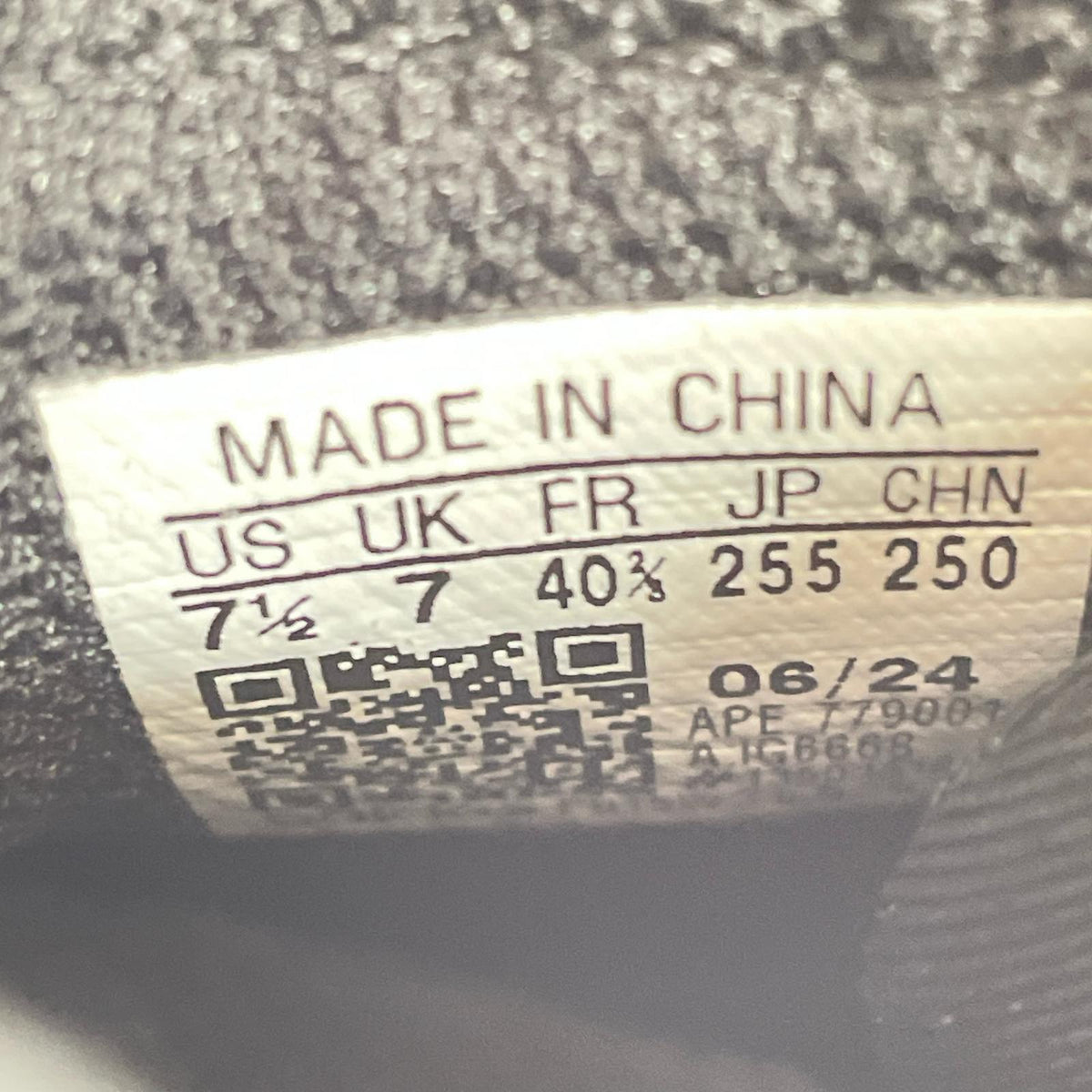 その他靴 IG6668 25.5cm (US7 1/2 UK7 EU41) グレー