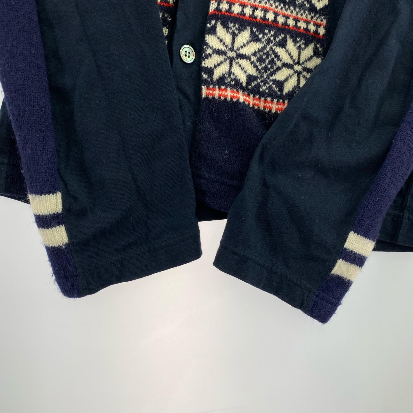 カーディガン COMME des GARCONS カーディガン M ネイビー