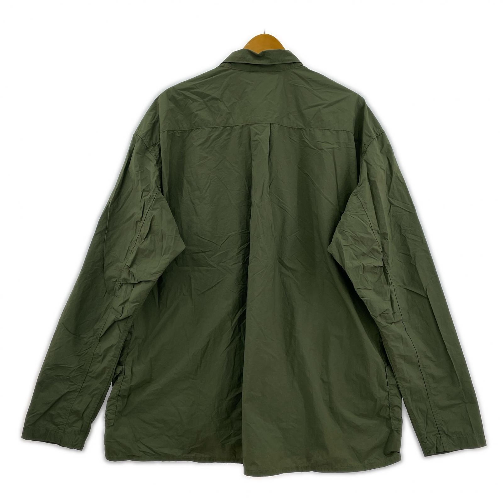 長袖シャツ PACKABLE UTILITY SHIRTS グリーン