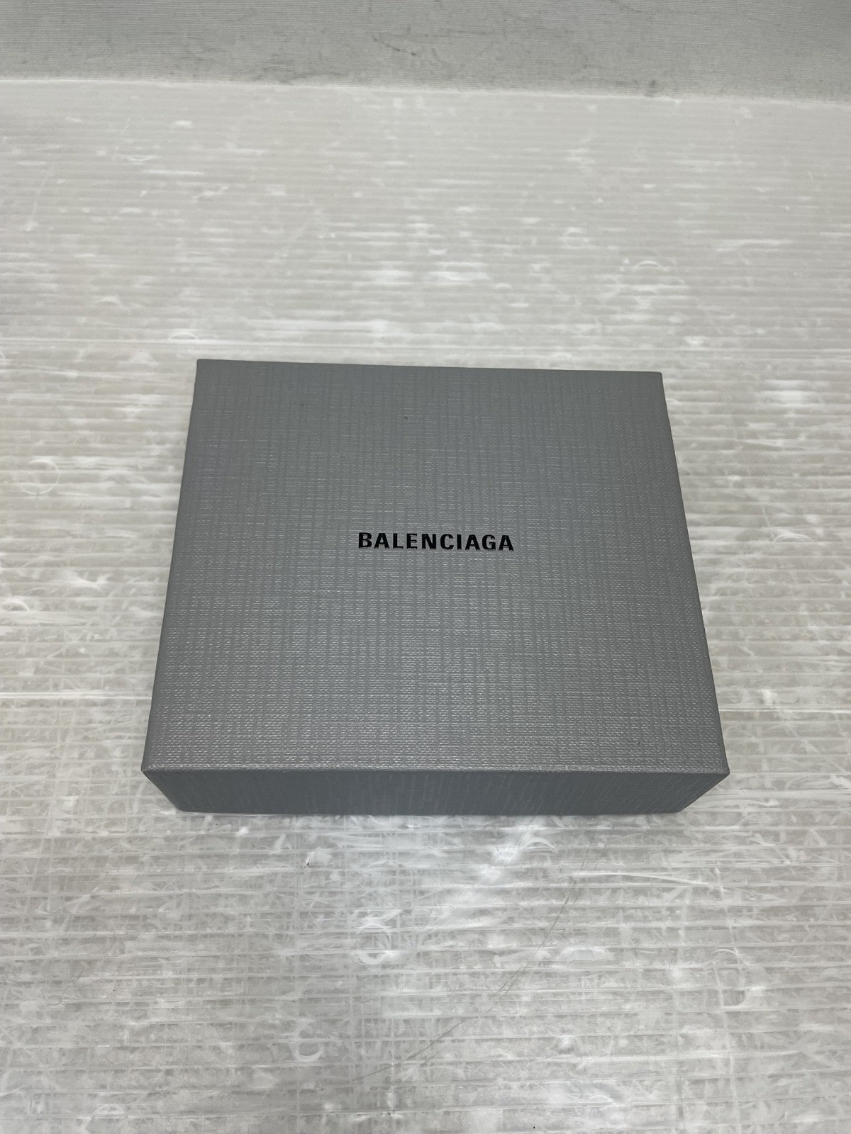 BALENCIAGA エブリデイ 二つ折り コンパクトウォレット ラメブラック