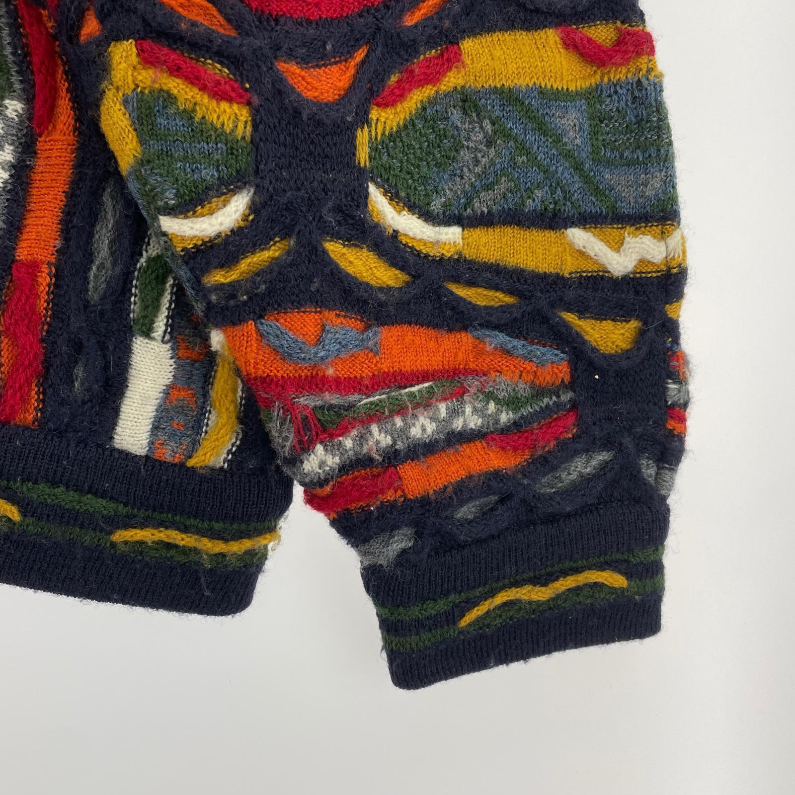 ニット COOGI 立体編 ニット マルチカラー S S マルチカラー