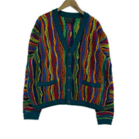 カーディガン COOGI 立体編 カーディガン マルチカラー S S マルチカラー