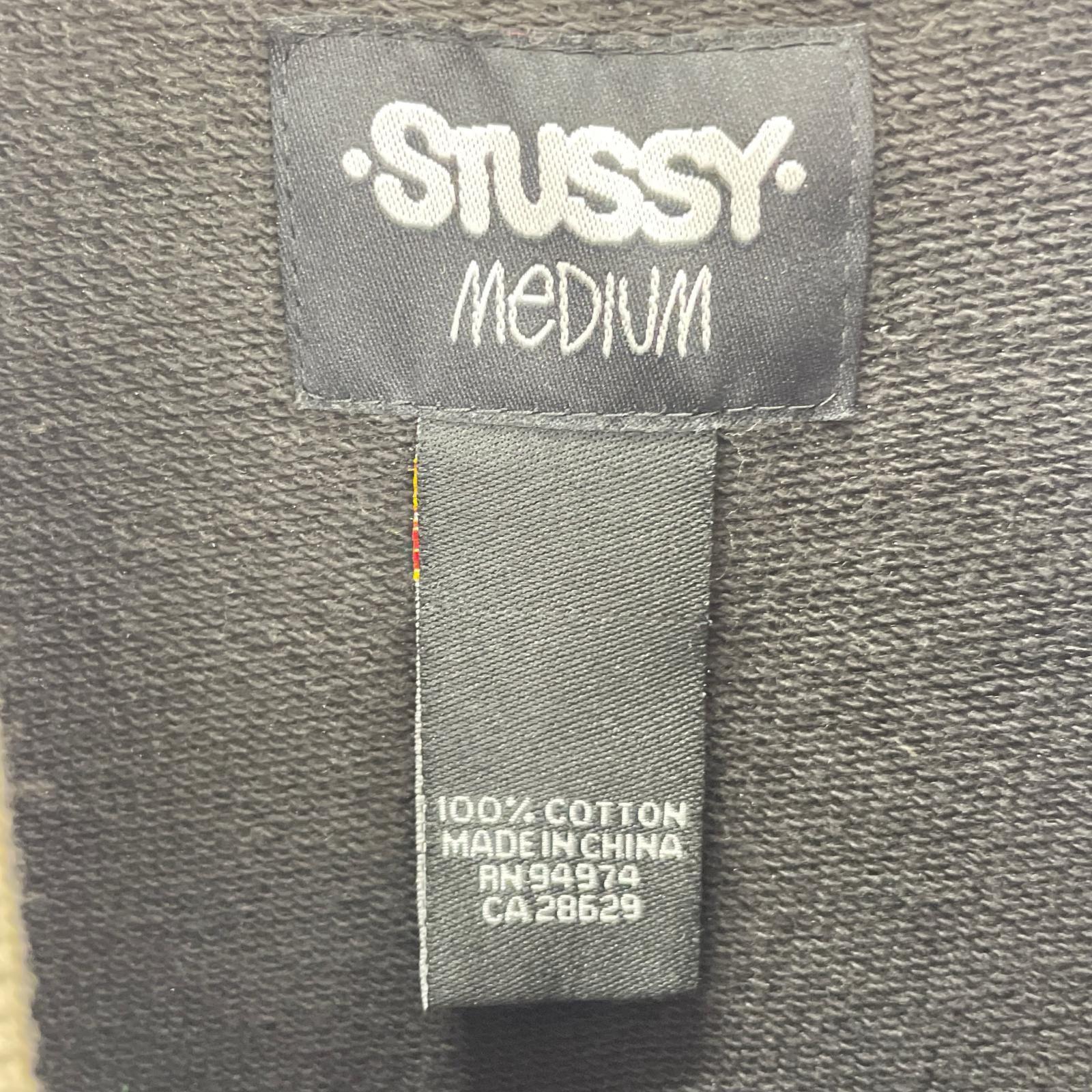 ジャケット STUSSY 00s スウェットスタジャン M ブラック M ブラック