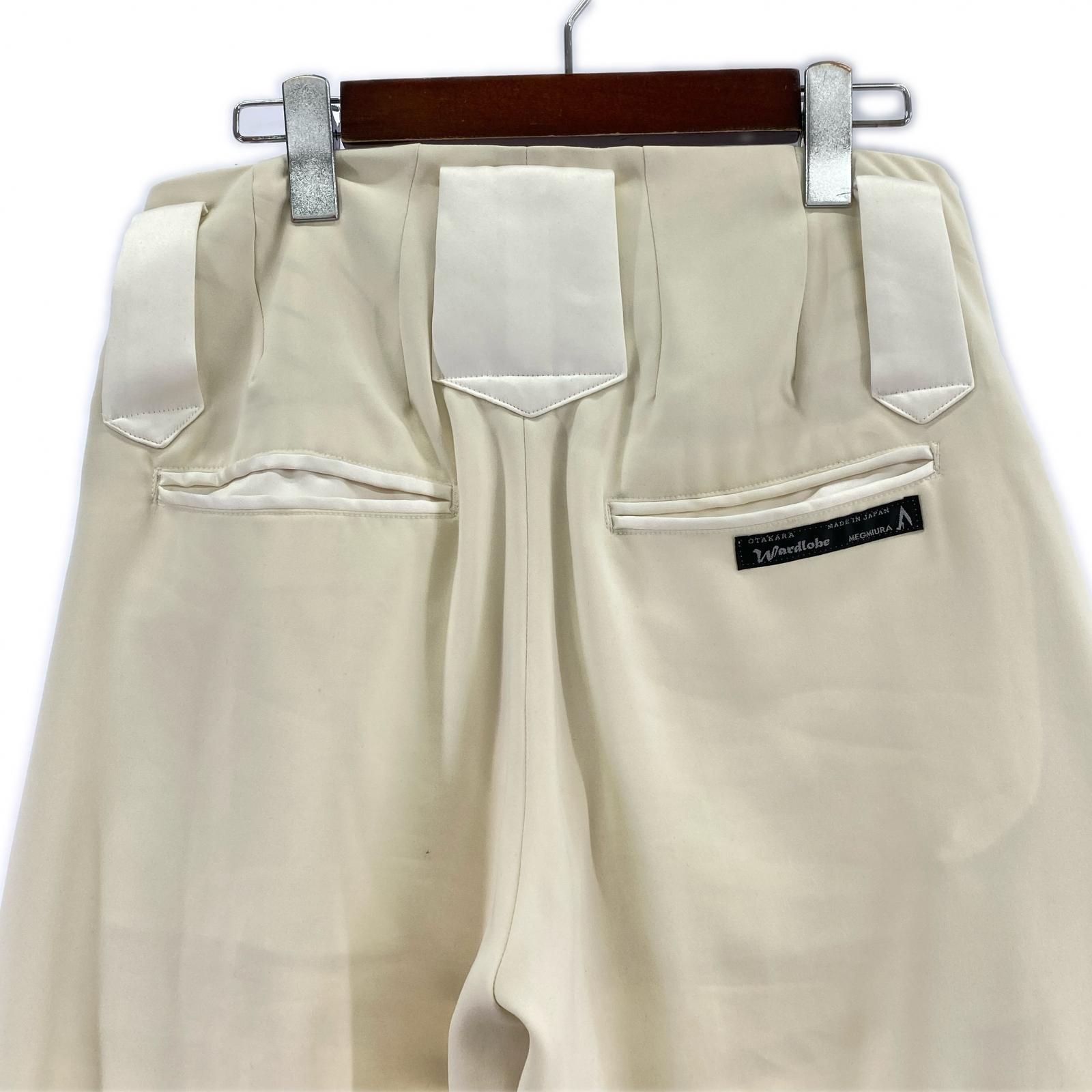 パンツ MEGMIURA 23SS Drape Bontan Pants 40 ホワイト