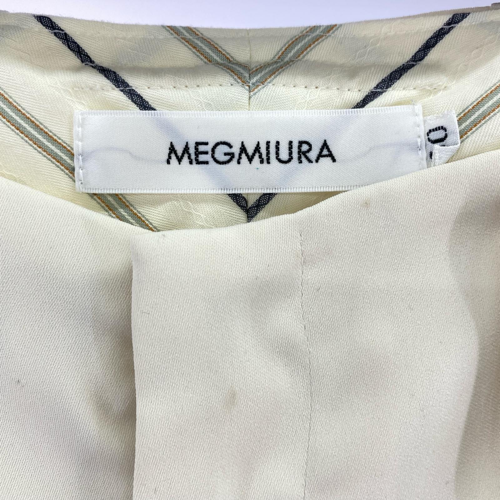 パンツ MEGMIURA 23SS Drape Bontan Pants 40 ホワイト
